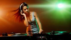 The asian girl DJ