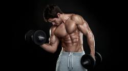 Male Biceps workout
