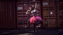 Industrial art ballerina